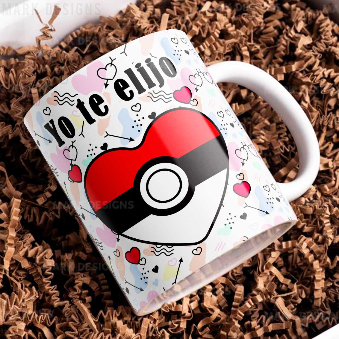 8 Tazas con frases SAN VALENTÍN