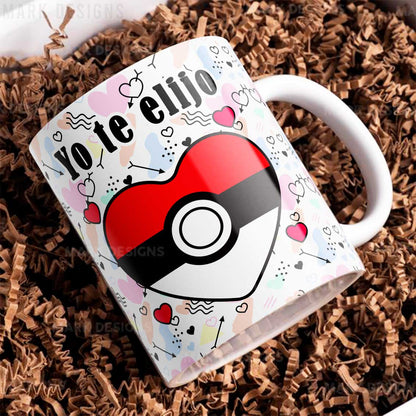 8 Tazas con frases SAN VALENTÍN