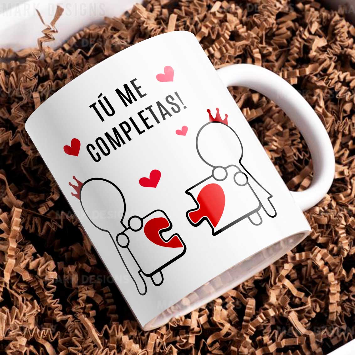 8 Tazas con frases románticas