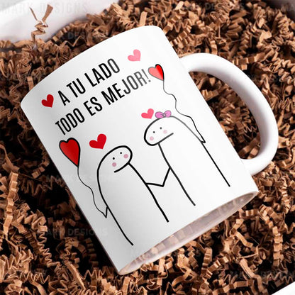 8 Tazas con frases románticas
